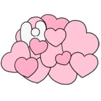 Gif animé plein d'amour